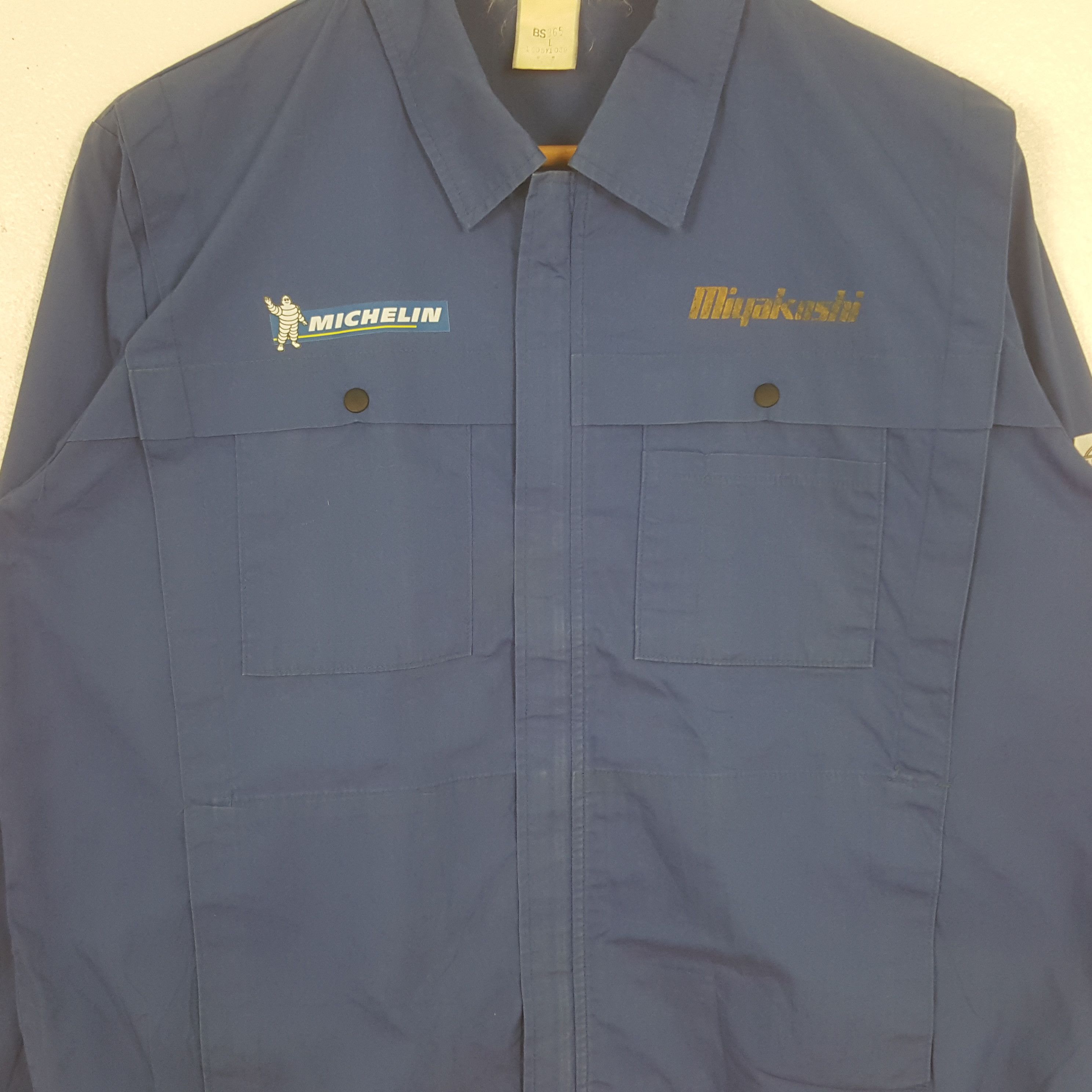 Japanese Brand Vintage Michelin Racing Tyre Work Custom Jacket C317N8 Size US M / EU 48-50 / 2 - 4 Thumbnail