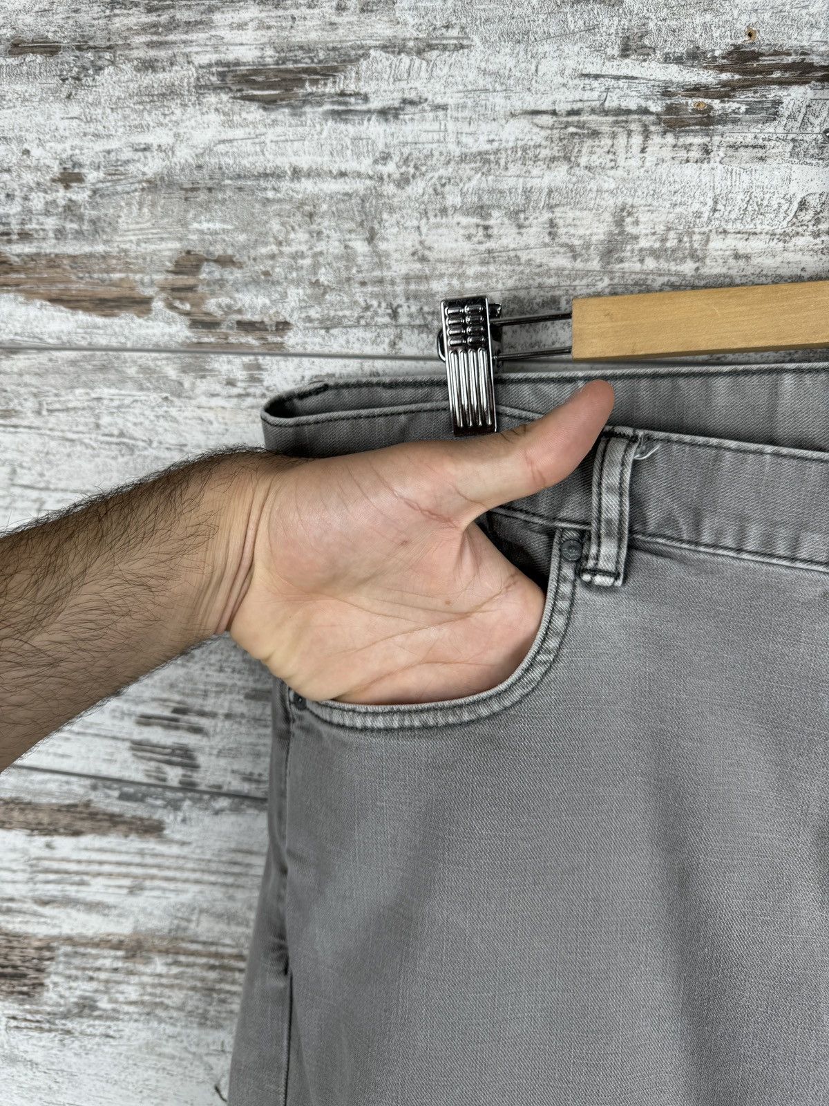 Allsaints × Japanese Brand Mens Vintage AllSaints Sodium Iggy jeans denim pants grey Size US 34 / EU 50 - 9 Thumbnail