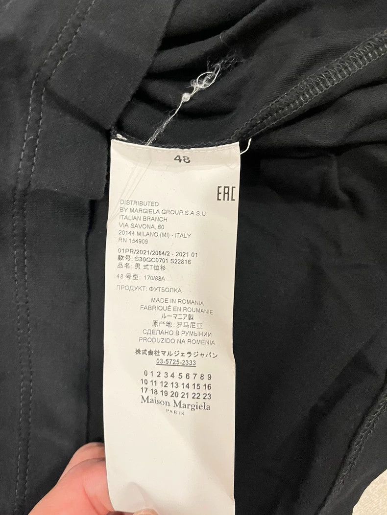 Maison Margiela Maison Margiela Embroidered flip logo short sleeves Size US M / EU 48-50 / 2 - 4 Thumbnail