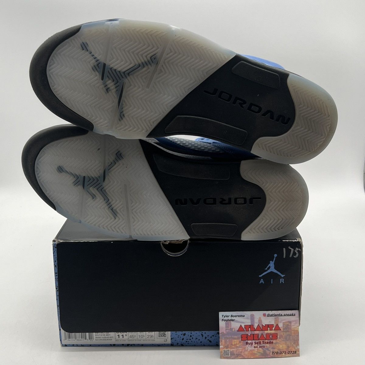 Jordan Brand Air Jordan 5 Unc Size US 11.5 / EU 44-45 - 8 Thumbnail