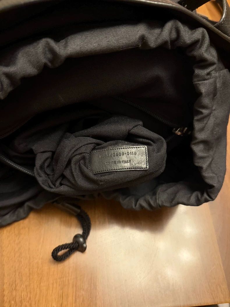 Saint Laurent Paris Saint Laurent Paris 14fw split leather drawstring canvas b Size ONE SIZE - 4 Thumbnail