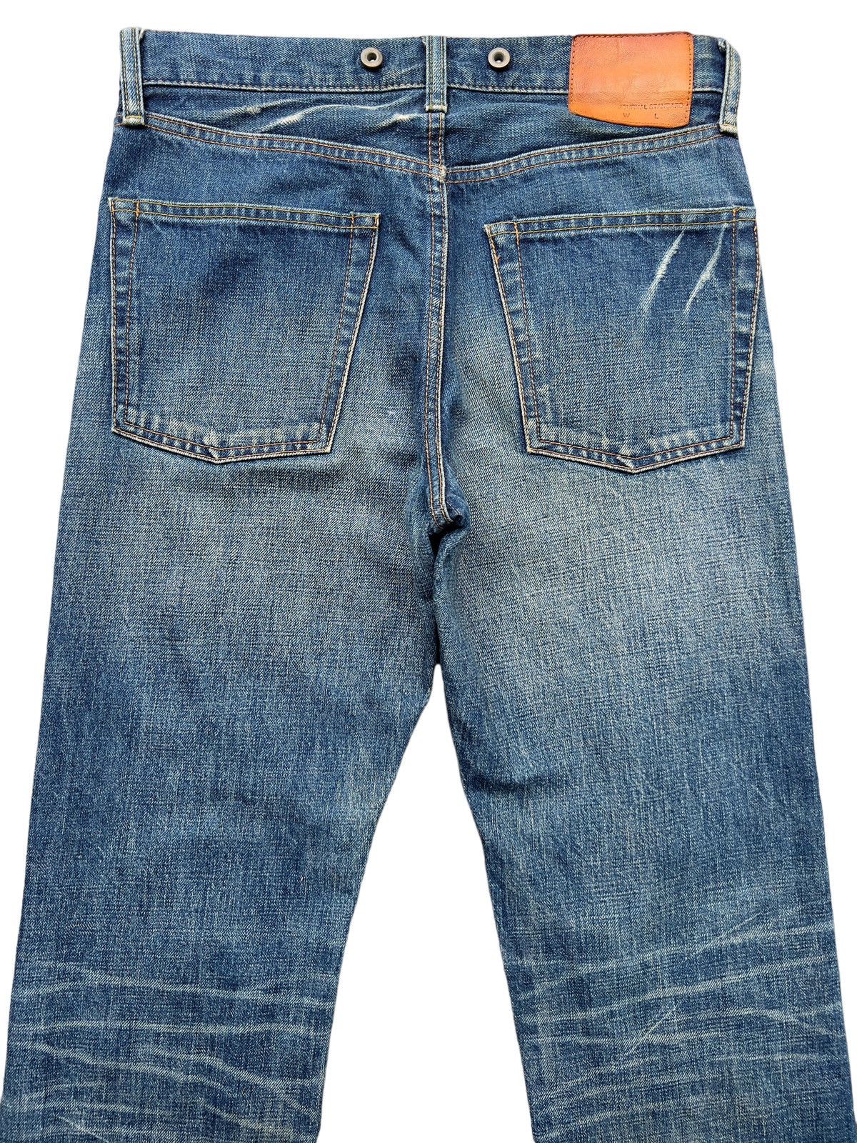 Japanese Brand × Journal Standard Journal Standard Selvedge Distressed Patchwork Jeans 31x30 Size US 31 - 5 Thumbnail