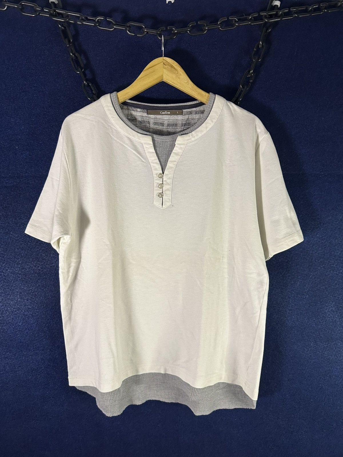 Japanese Confirm Double Layer Thermal Tee Rick Owens Style