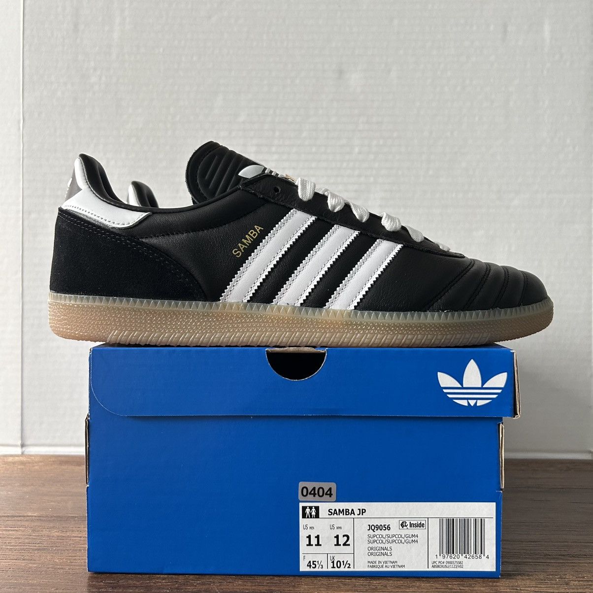 Adidas Samba JP Black White Gum Sneakers M11/W12