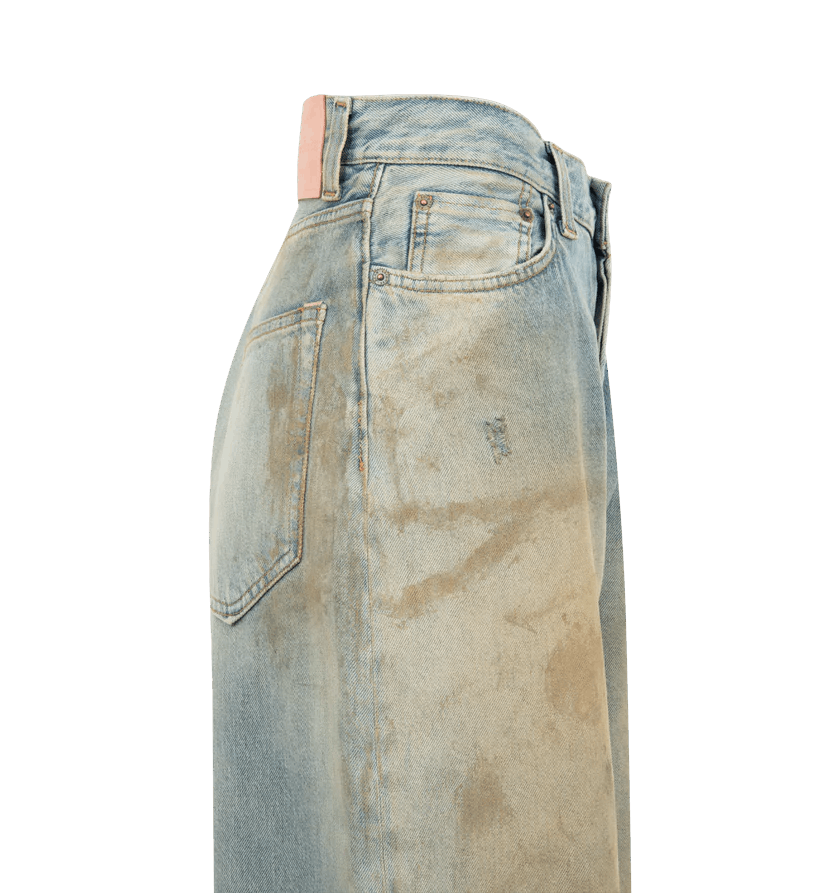 Acne Studios o1h1sh11225 Penicillin Jean in Blue Size 28" / US 6 / IT 42 - 3 Thumbnail