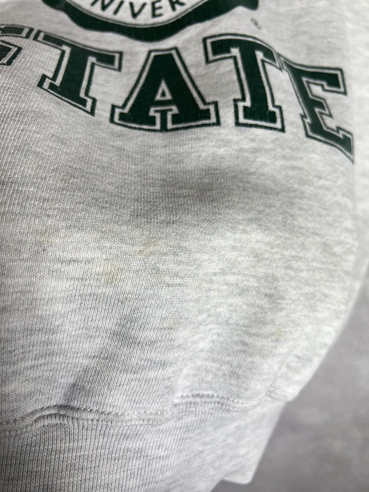 Russell Athletic Vintage 80s Russel Atlantic Michigan State University Hoodie Size US XL / EU 56 / 4 - 11 Thumbnail