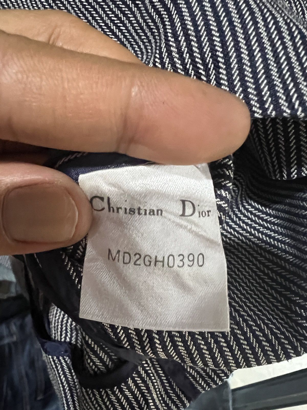 Christian Dior Monsieur 🔥Vintage Christian Dior Button Up Cropped Shirt Size S / US 4 / IT 40 - 10 Thumbnail