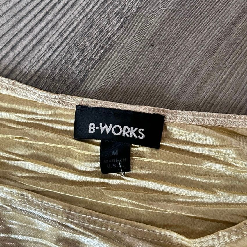 Other b works gold tank top sleeveless shirt Size M / US 6-8 / IT 42-44 - 3 Thumbnail