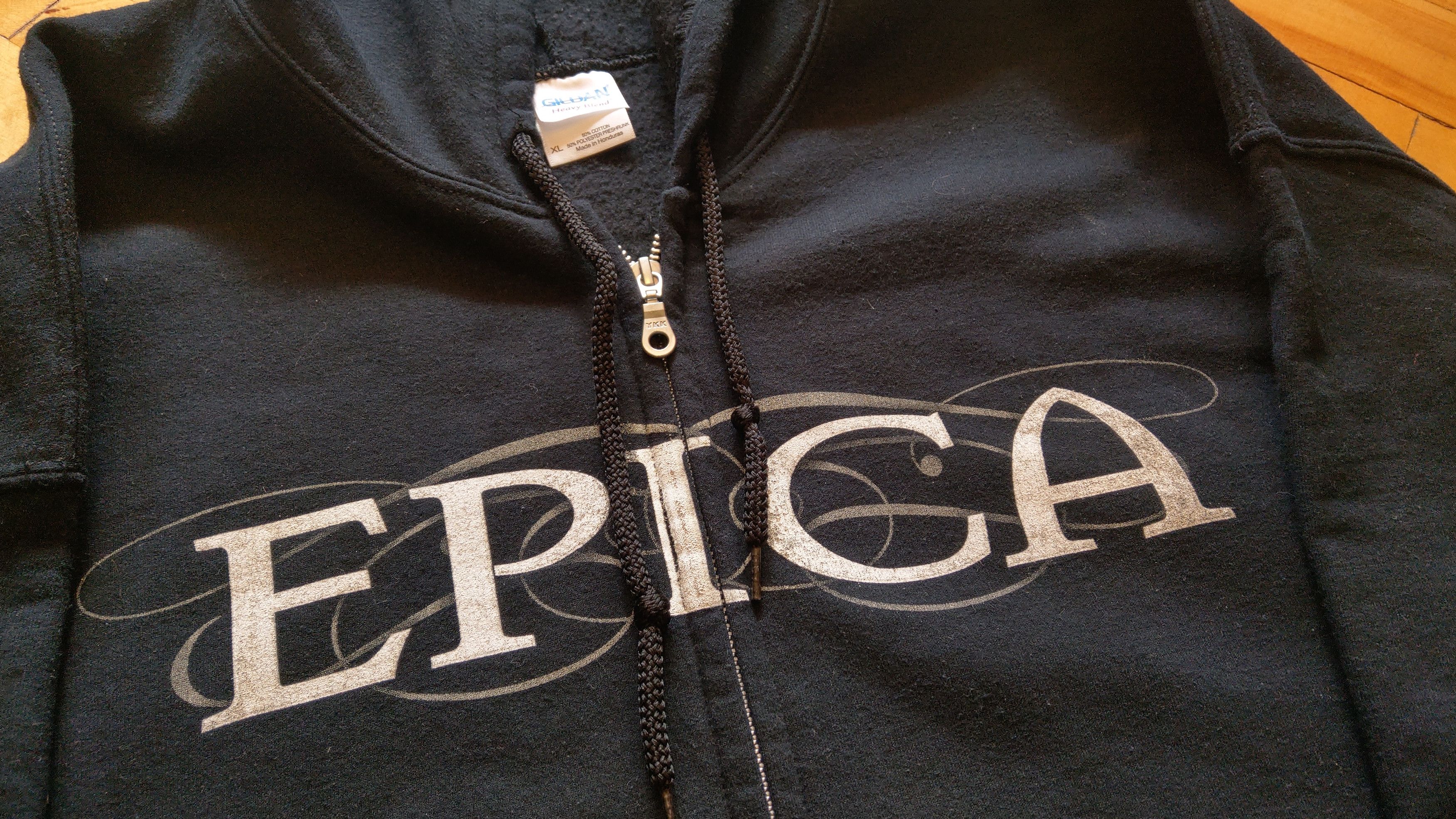 Band Tees Original EPICA Hoodie Alt Goth Metal Rock Grunge fairy opium Size US XL / EU 56 / 4 - 7 Thumbnail
