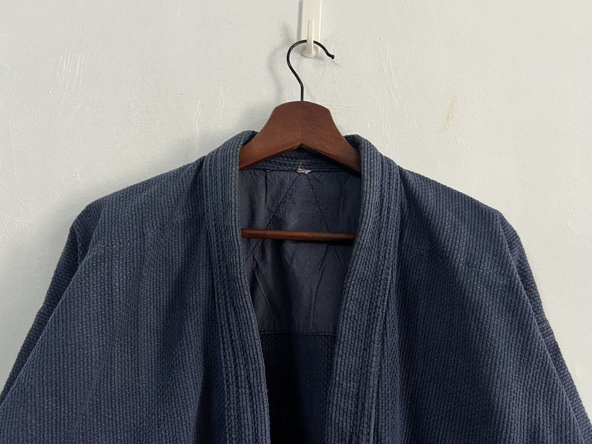 Indigo Vintage Indigo Kendo Bulldog Dyed Boro Patchwork Kimono Size US L / EU 52-54 / 3 - 3 Thumbnail