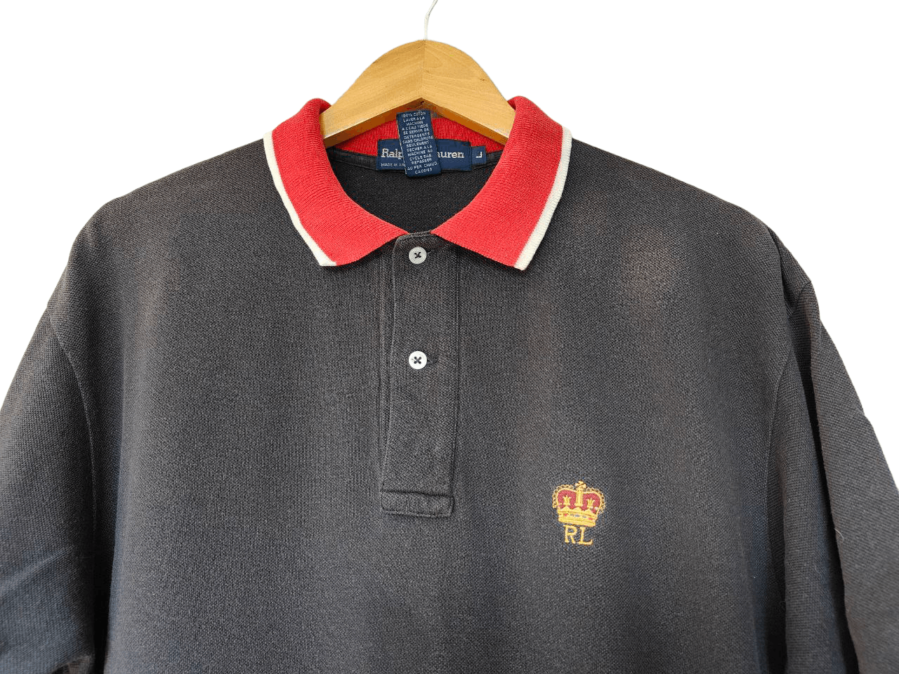 Polo Ralph Lauren Vintage Ralph Lauren Faded Polo Made in USA Size US L / EU 52-54 / 3 - 3 Thumbnail
