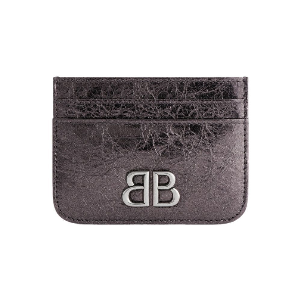 Balenciaga o1s1rm1225 Size: OS / Monaco Card Holder Metallized Size ONE SIZE - 1 Thumbnail