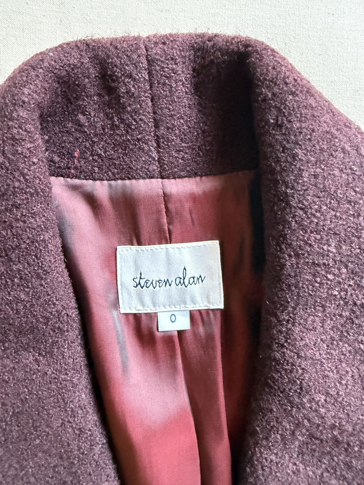 Steven Alan Marino wool double-breasted long coat Size XS / US 0-2 / IT 36-38 - 2 Thumbnail