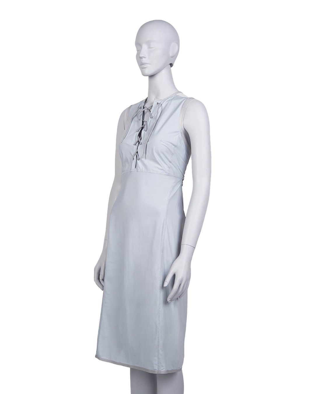 Prada Prada S/S1999 Nylon Midi Dress Size S / US 4 / IT 40 - 8 Thumbnail