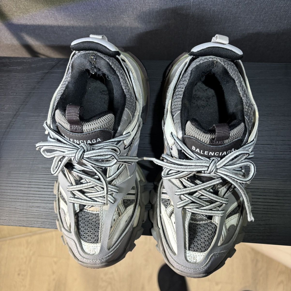 Balenciaga Women’s Balenciaga Track gray sneaker Size:35 (ArtNo.542436) Size US 5 / IT 35 - 14 Thumbnail