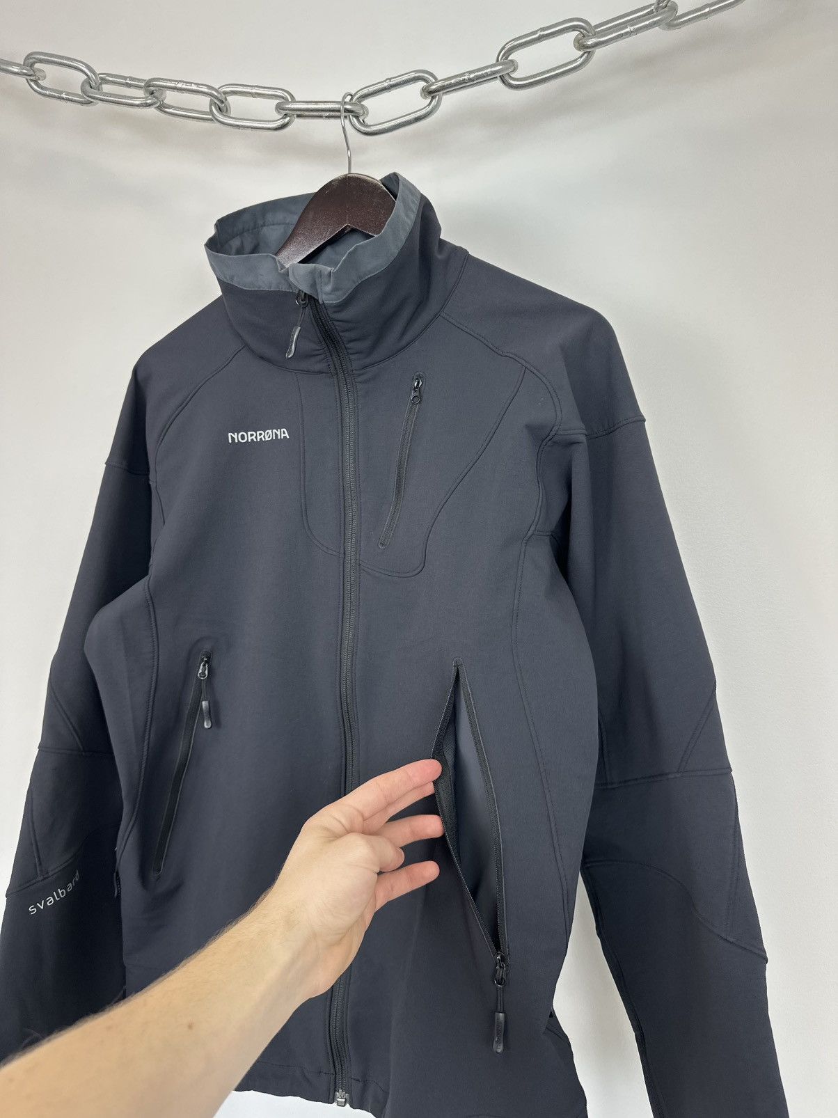 Norrona Vintage Norrona Svalbard Flex 1 Softshell Outdoor Jacket Size US XL / EU 56 / 4 - 8 Thumbnail