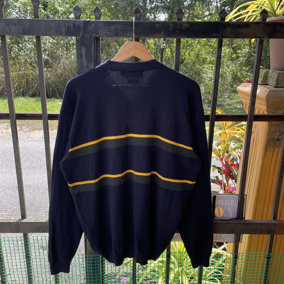 Polo Ralph Lauren × Ralph Lauren × Vintage 🔥Vintage Polo Ralph Lauren Center Striped Pullover Knitwear Size US L / EU 52-54 / 3 - 2 Thumbnail