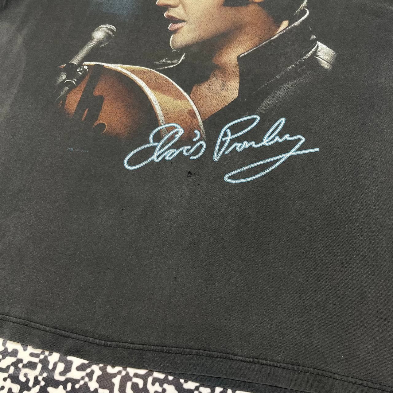 Band Tees Vintage 00s Elvis Presley Band Rock Faded Boxy T-shirt Y2K Size US XL / EU 56 / 4 - 9 Thumbnail