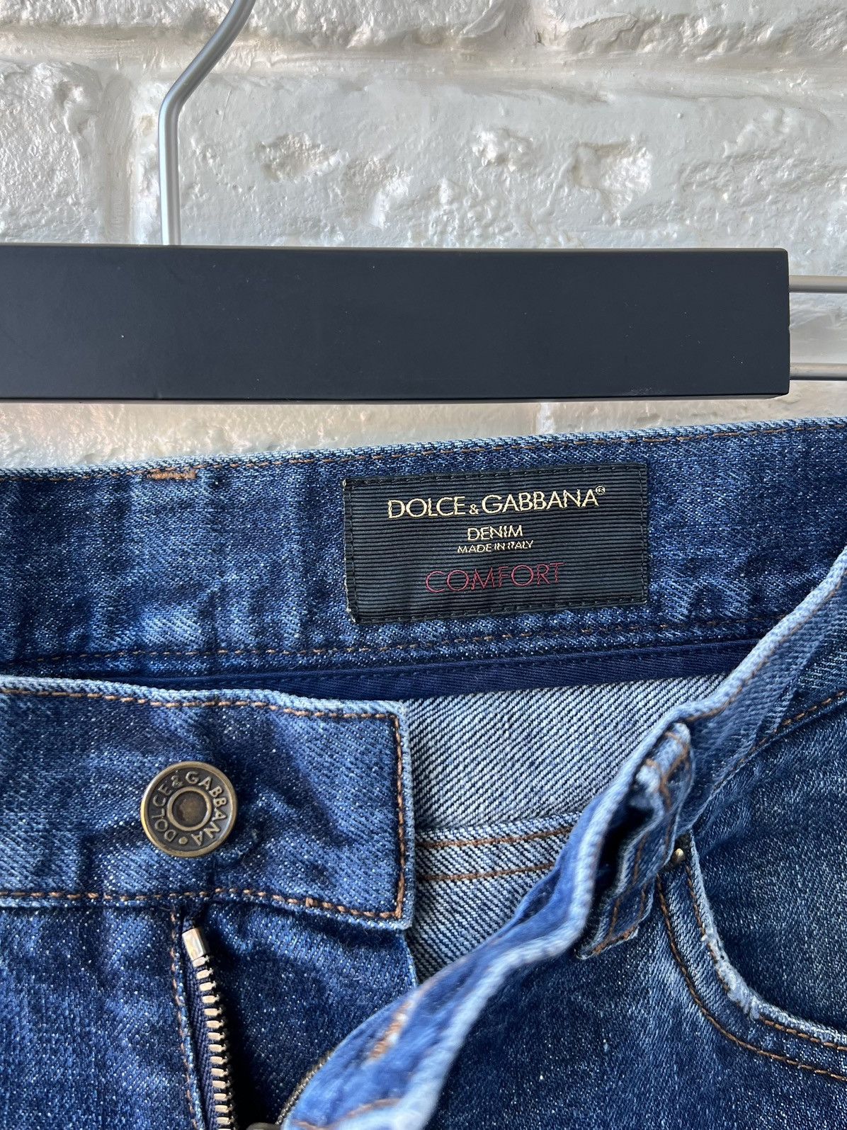 Dolce & Gabbana Dolce&Gabbana Blue Logo Denim Jeans 46IT Size US 30 / EU 46 - 5 Thumbnail