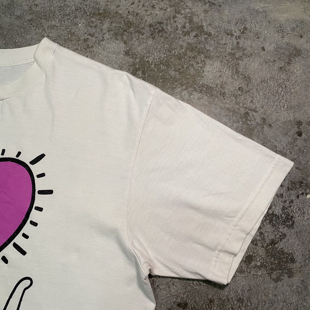 Jean-Michel Basquiat × Keith Haring RARE! Keith Haring x Jean-Michel Basquiat Art T Shirt Size US L / EU 52-54 / 3 - 7 Thumbnail