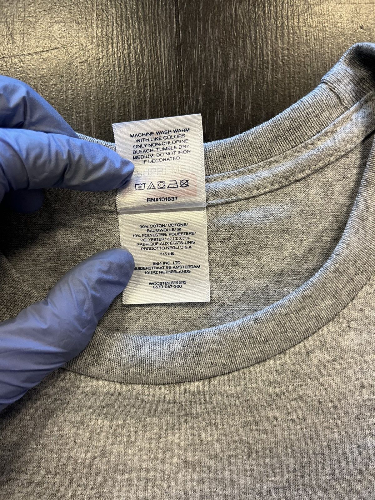 Supreme Supreme Backwards Tee Size US XL / EU 56 / 4 - 4 Thumbnail