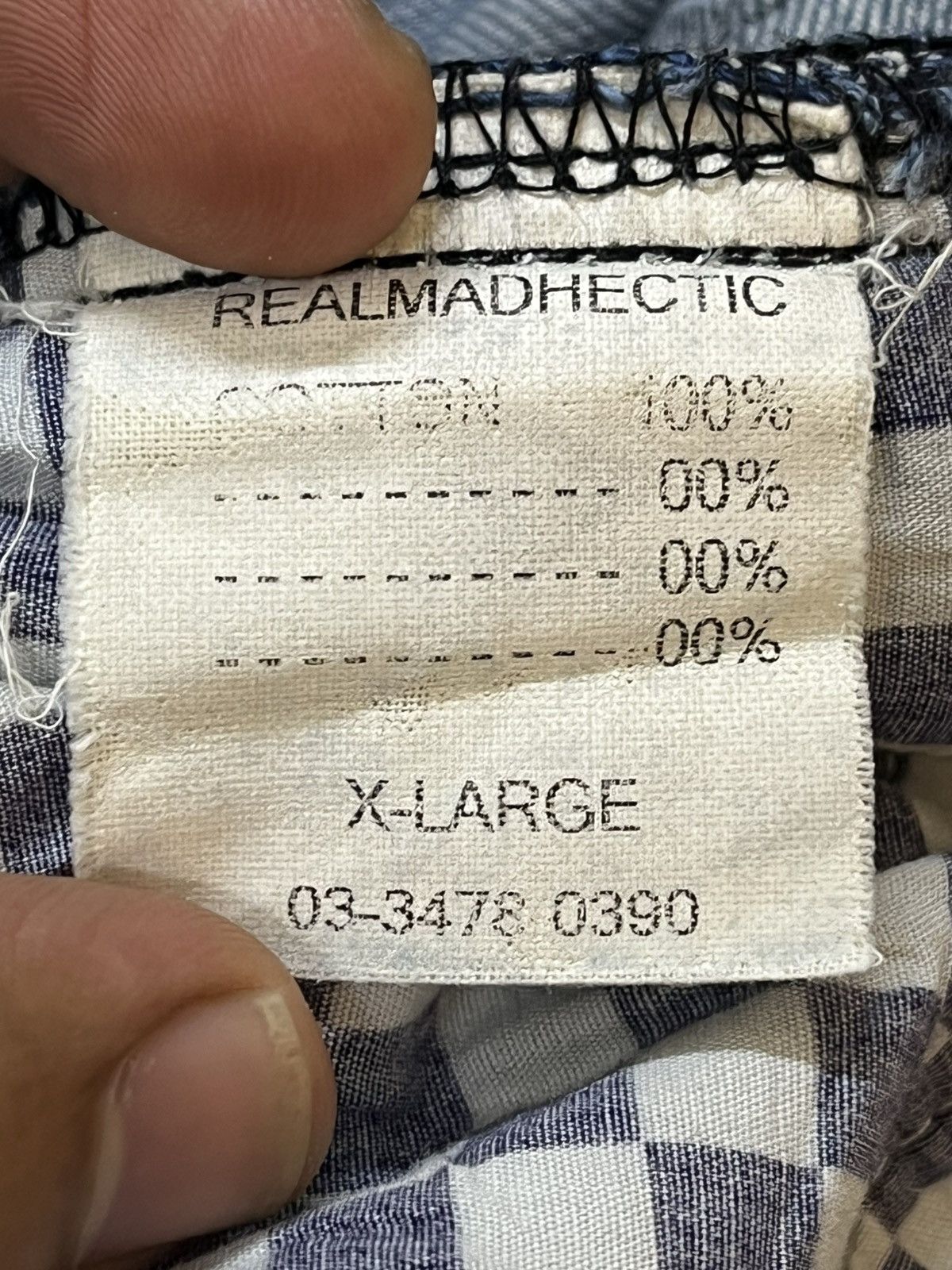 Japanese Brand Vintage RealMadHectic Faded Regular Cut Denim Size US 34 / EU 50 - 10 Thumbnail