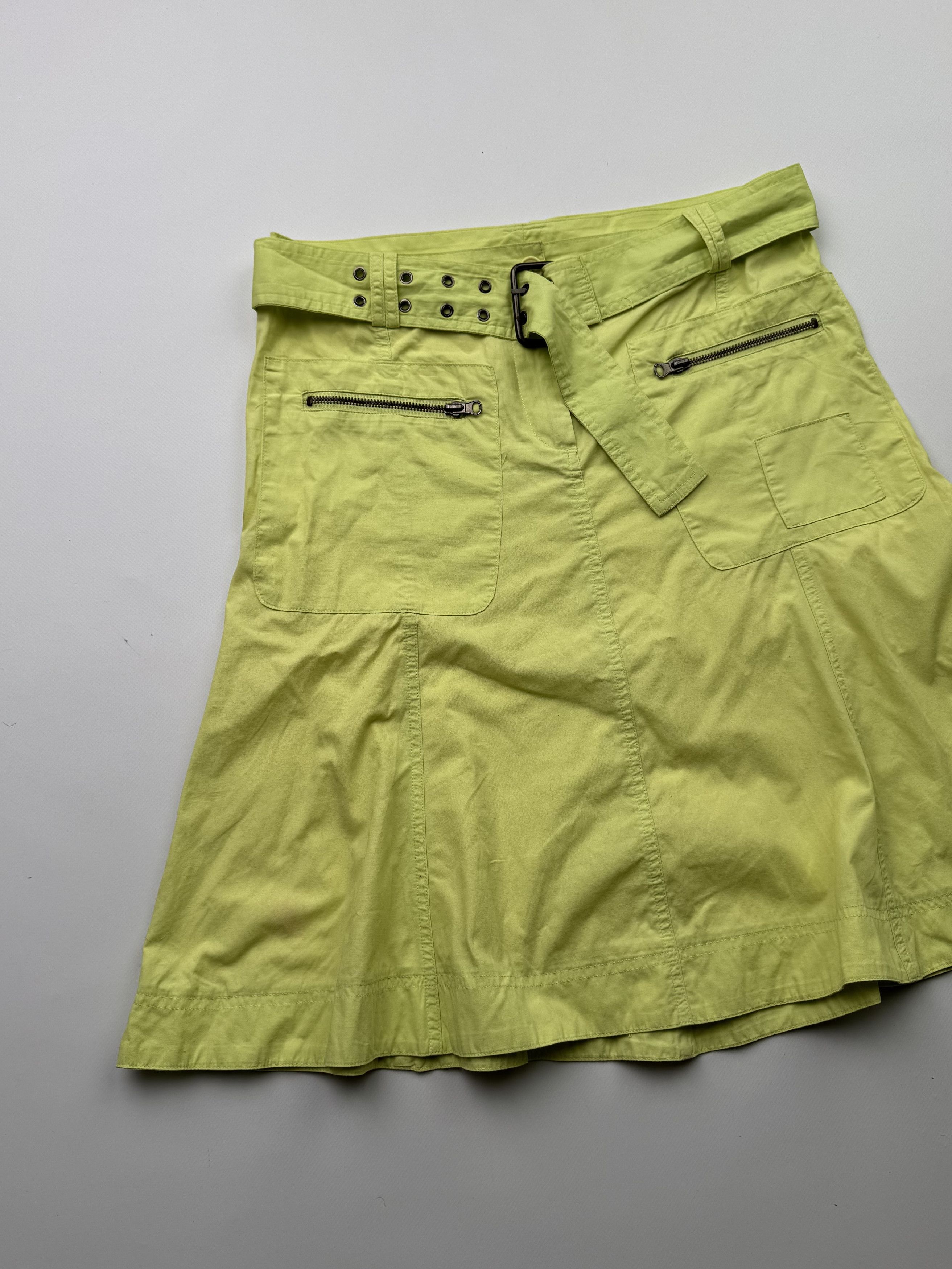 Vintage Vintage Flare Skirt With Belt B461(V280)E2 Size 27" / US 4 / IT 40 - 2 Thumbnail