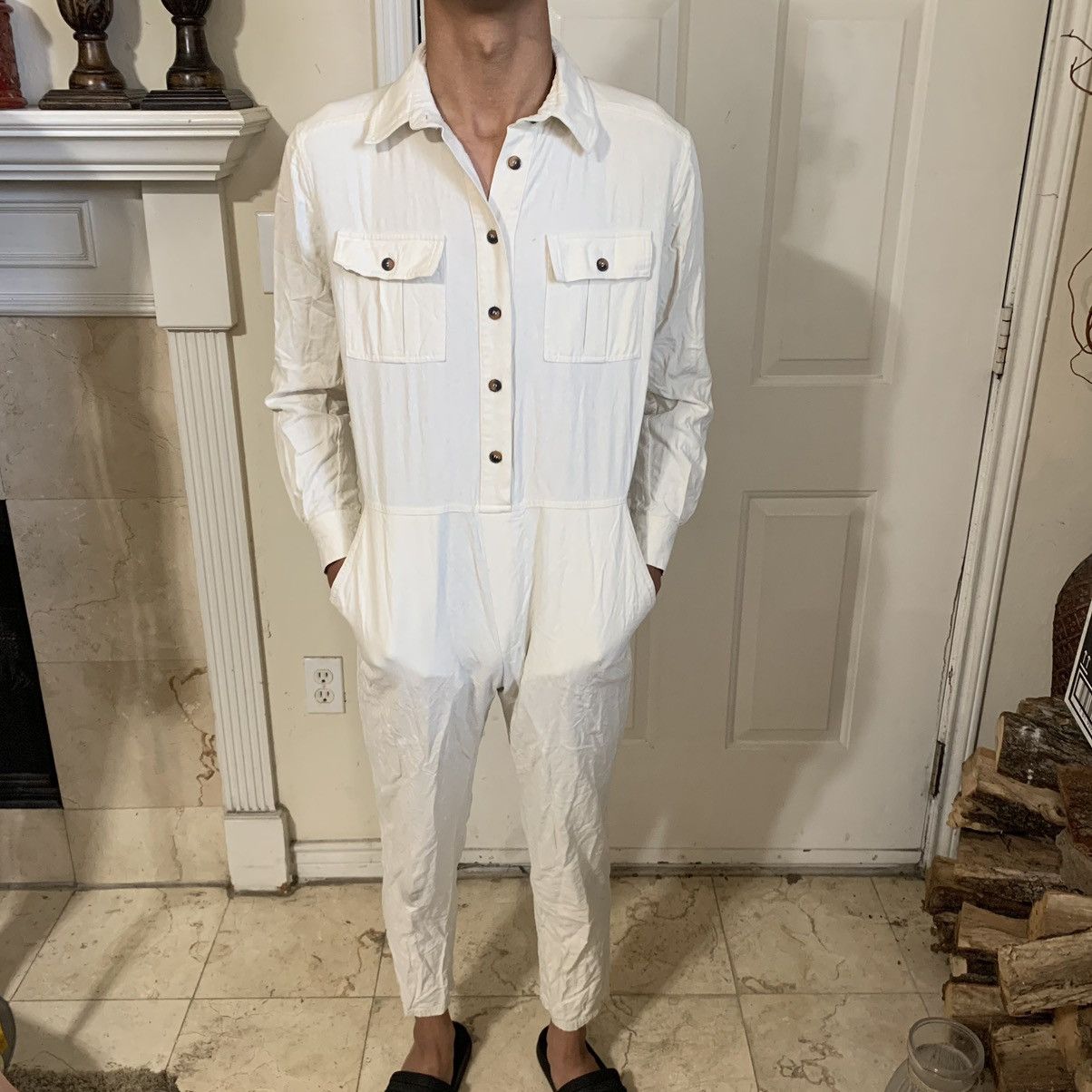 Billy Reid Raw silk Jumpsuit (XS) Size US 32 / EU 48 - 1 Thumbnail
