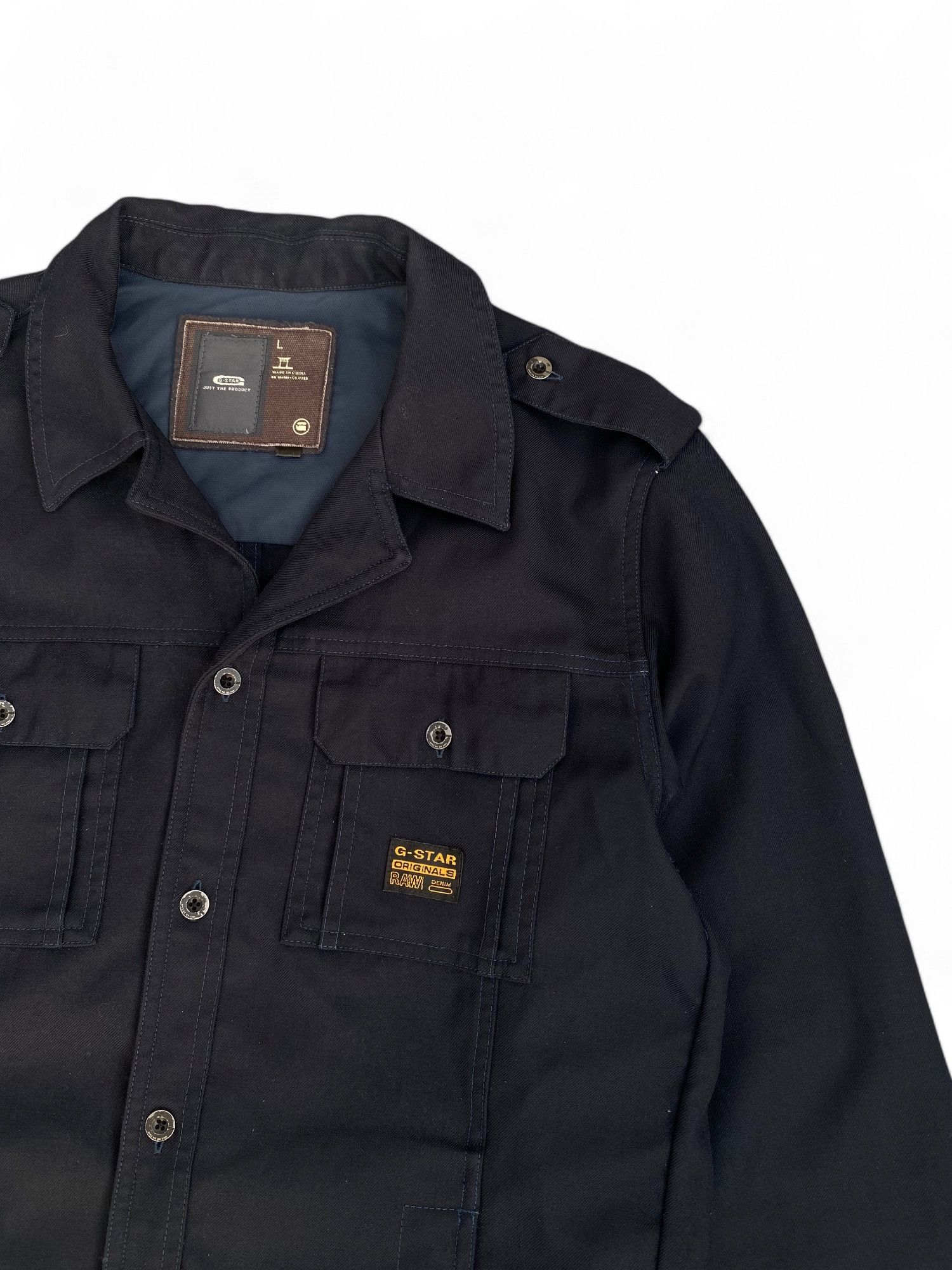 G-Star Vintage G Star Raw Denim Jacket Maple Overshirt Size US L / EU 52-54 / 3 - 3 Thumbnail