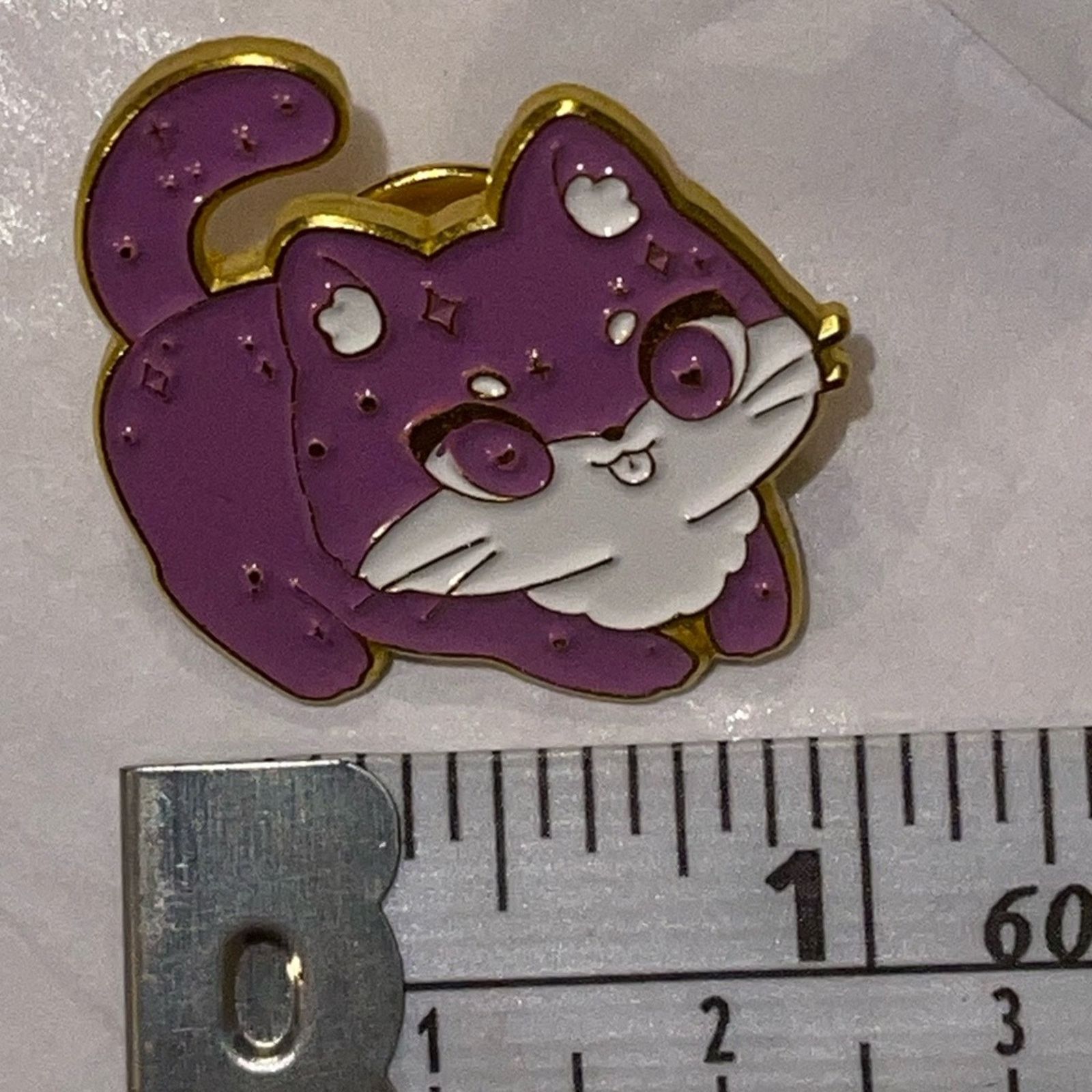 Other Purple Mystical Cat Pin Brooch Size ONE SIZE - 1 Preview
