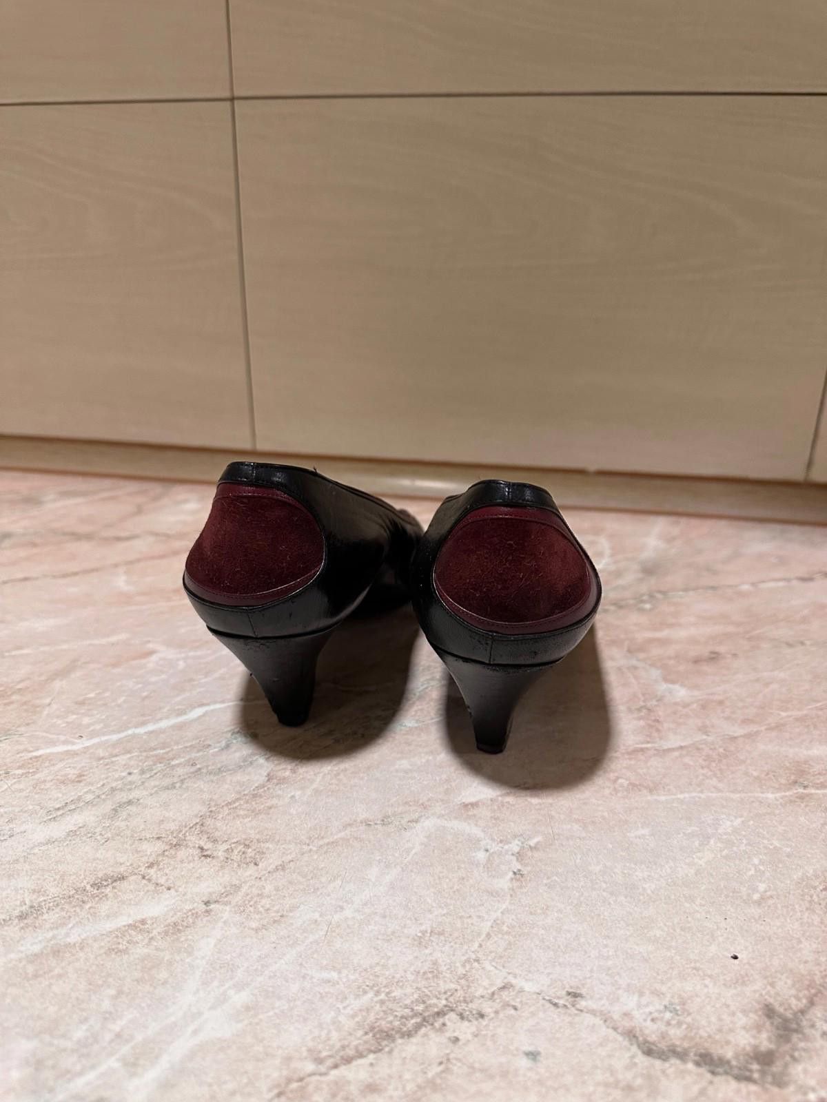 Thierry Mugler Thierry Mugler Vintage 80s Womens Leather Heels Shoes 39.5 Size US 9.5 / IT 39.5 - 5 Thumbnail