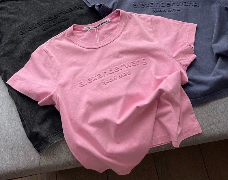 Alexander Wang Alexander Wang Pink Short Sleeve T-Shirt- Size S / US 4 / IT 40 - 1 Thumbnail