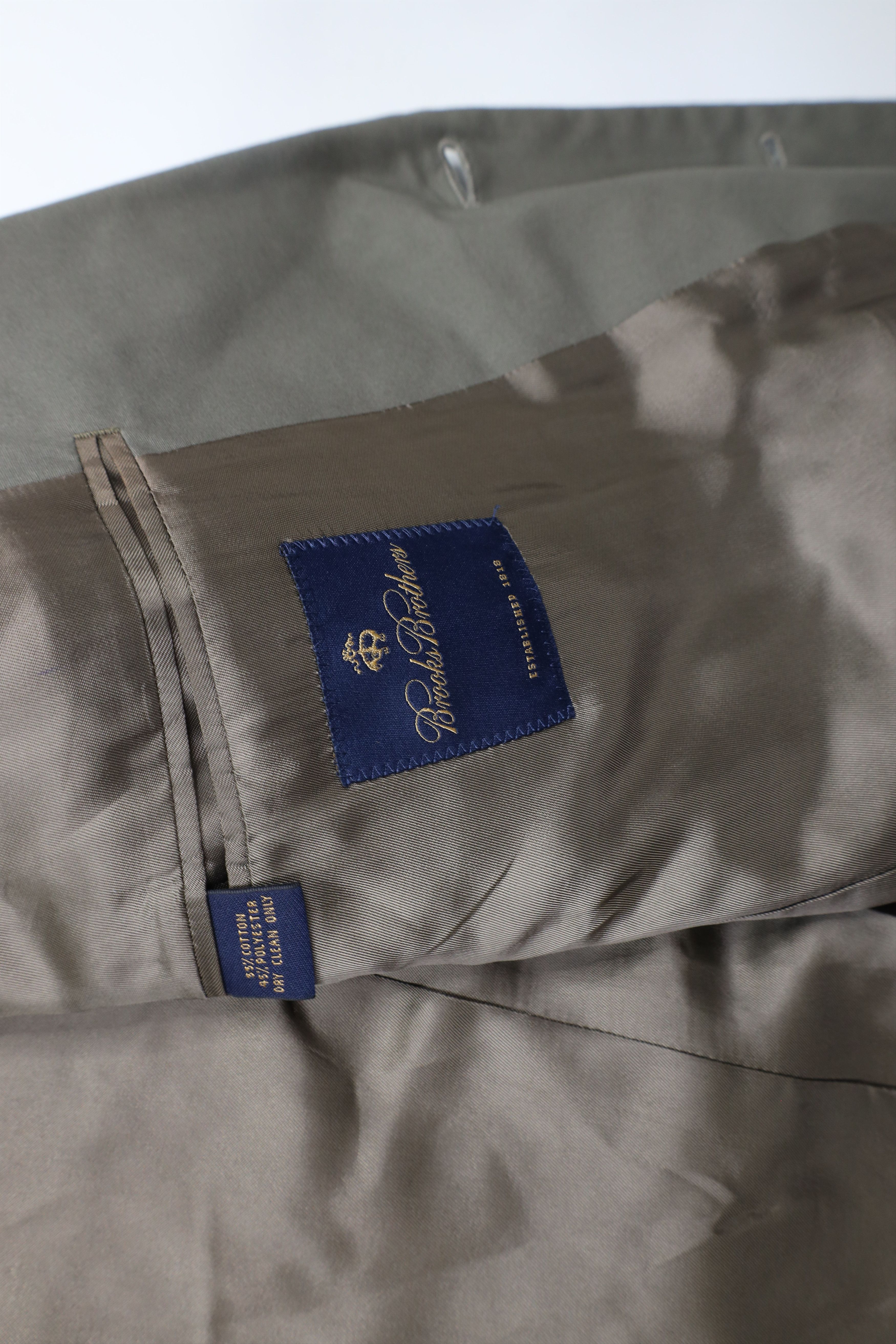 Brooks Brothers Brooks Brothers 2 Piece Wedding Suit Grayish Green Size 44L - 5 Thumbnail
