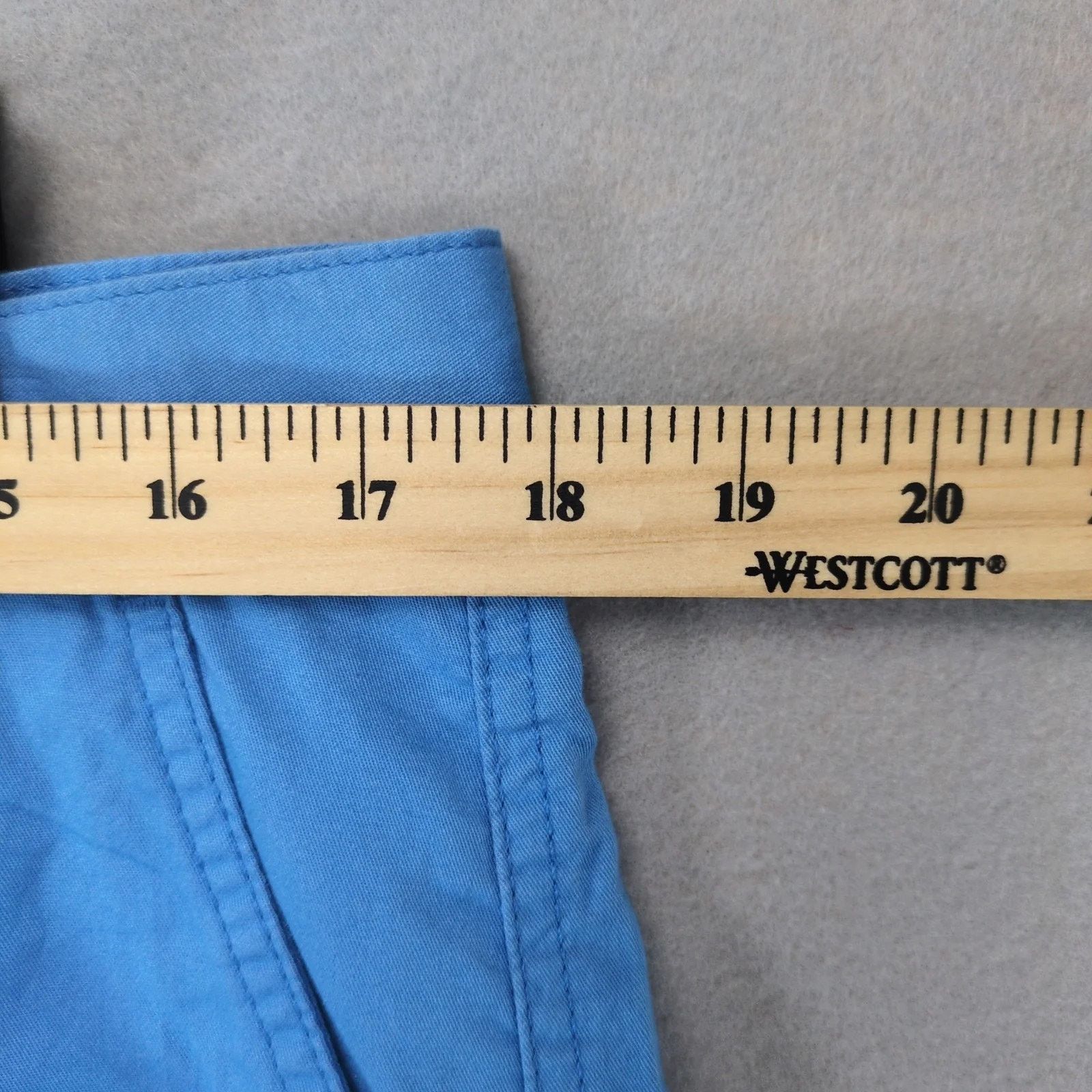 Columbia NWT Columbia Dog Lake Cargo Shorts Men's 36x10 Blue Cotton Size US 36 / EU 52 - 3 Thumbnail