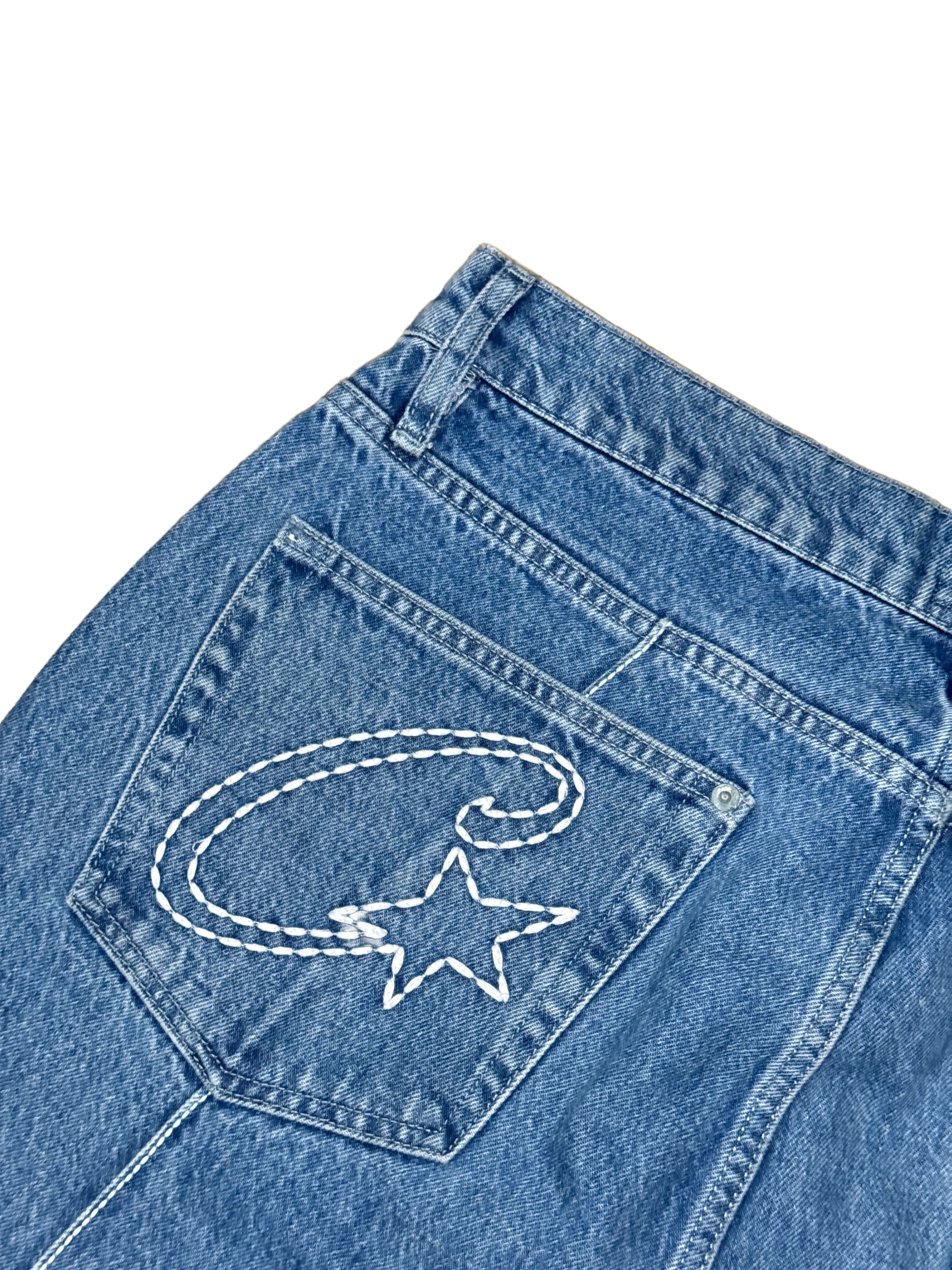 Corteiz Corteiz C-Star Denim Jeans "Washed Blue" XL Size US 38 / EU 54 - 10 Thumbnail