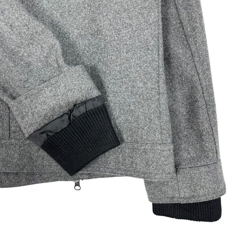 In The Attic Wool Zip Double Breasted Jacket Gray Size Medium Size US S / EU 44-46 / 1 - 3 Thumbnail