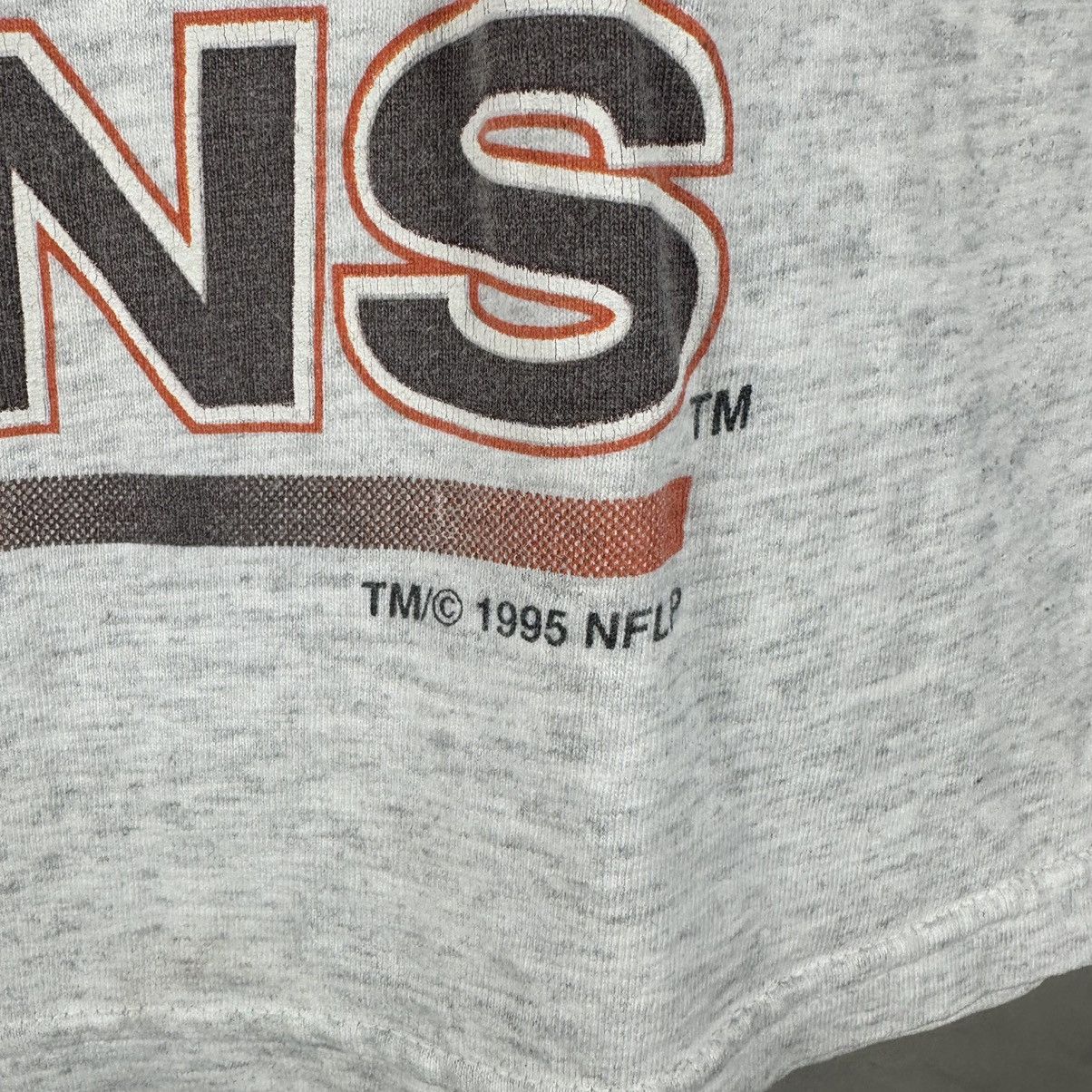 NFL × Tultex × Vintage Vintage 1995 Cleveland Browns Football NFL T-shirt Size US M / EU 48-50 / 2 - 4 Thumbnail