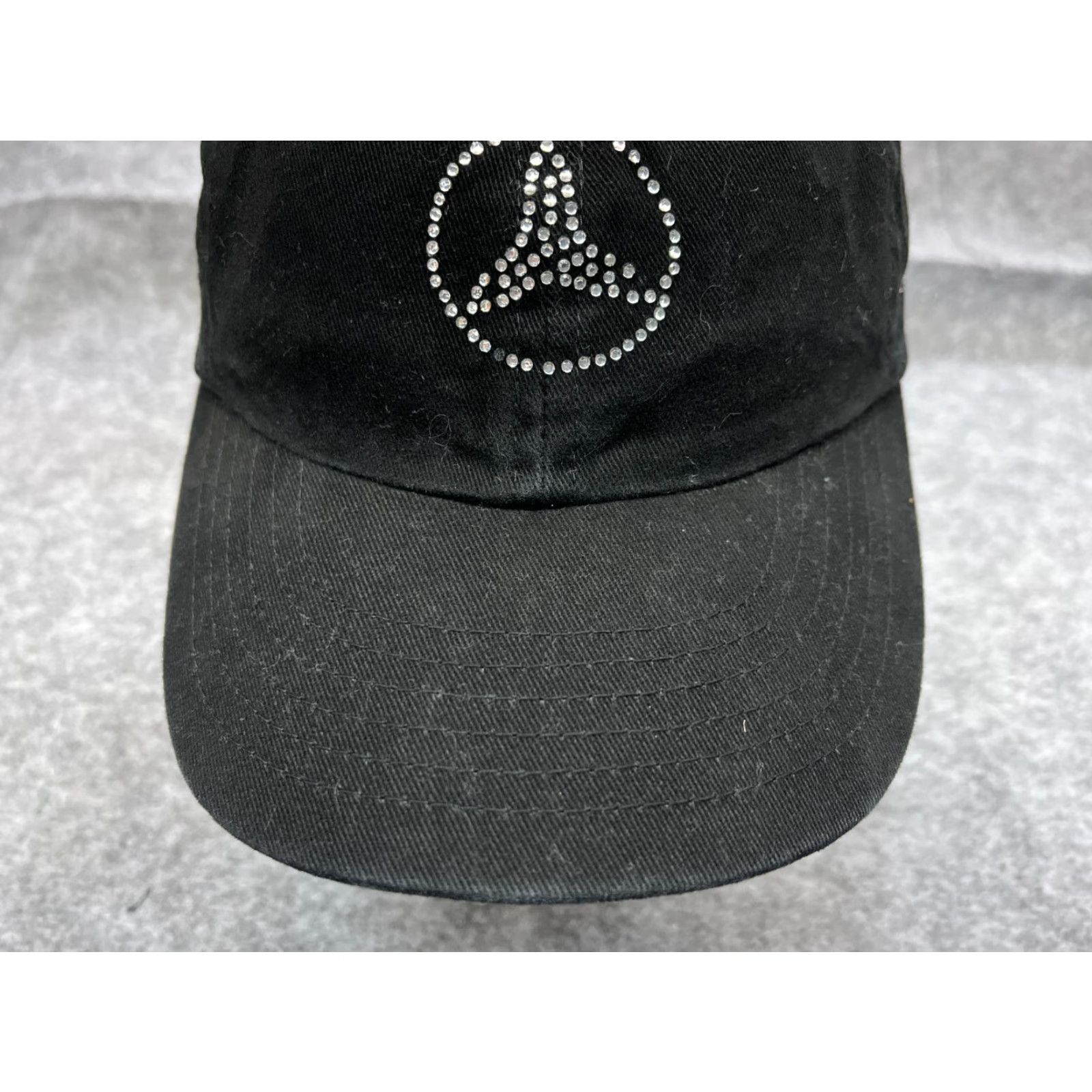 Mercedes-Benz VINTAGE Mercedes-Benz Baseball Cap Hat Adjustable Womens Cotton Black Logo 90s Travel Outdoor Size ONE SIZE - 3 Thumbnail