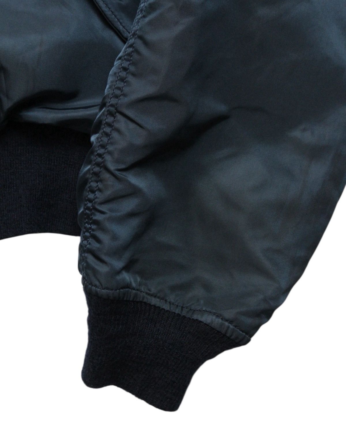 Alpha Industries 1980S ALPHA INDUSTRIES L-2B NAVY FLIGHT JACKET Size US XL / EU 56 / 4 - 5 Thumbnail