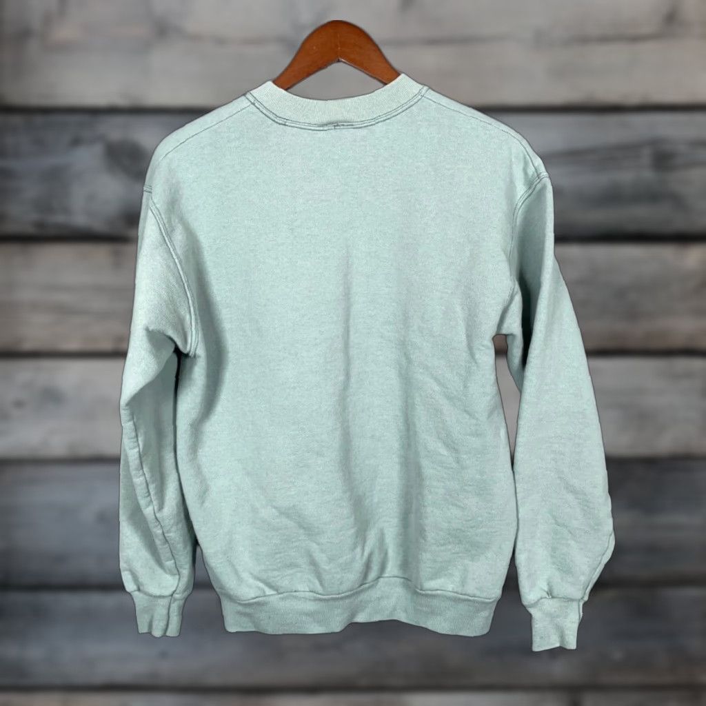 Vintage VINTAGE Scotland Embroidered Thistle Sweatshirt Women's Medium Green Crewneck VTG Size M / US 6-8 / IT 42-44 - 1 Thumbnail