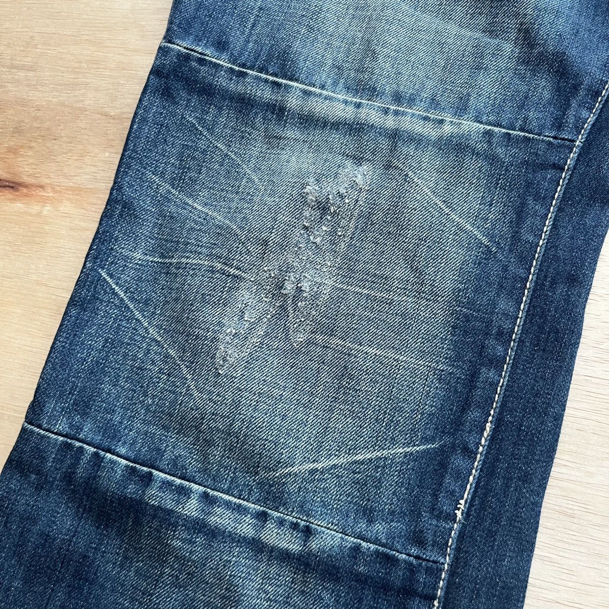 Japanese Brand OSAKA BIG TRAIN DISTRESSED REG FIT LIKE 14th ADDICTION Size US 30 / EU 46 - 13 Thumbnail
