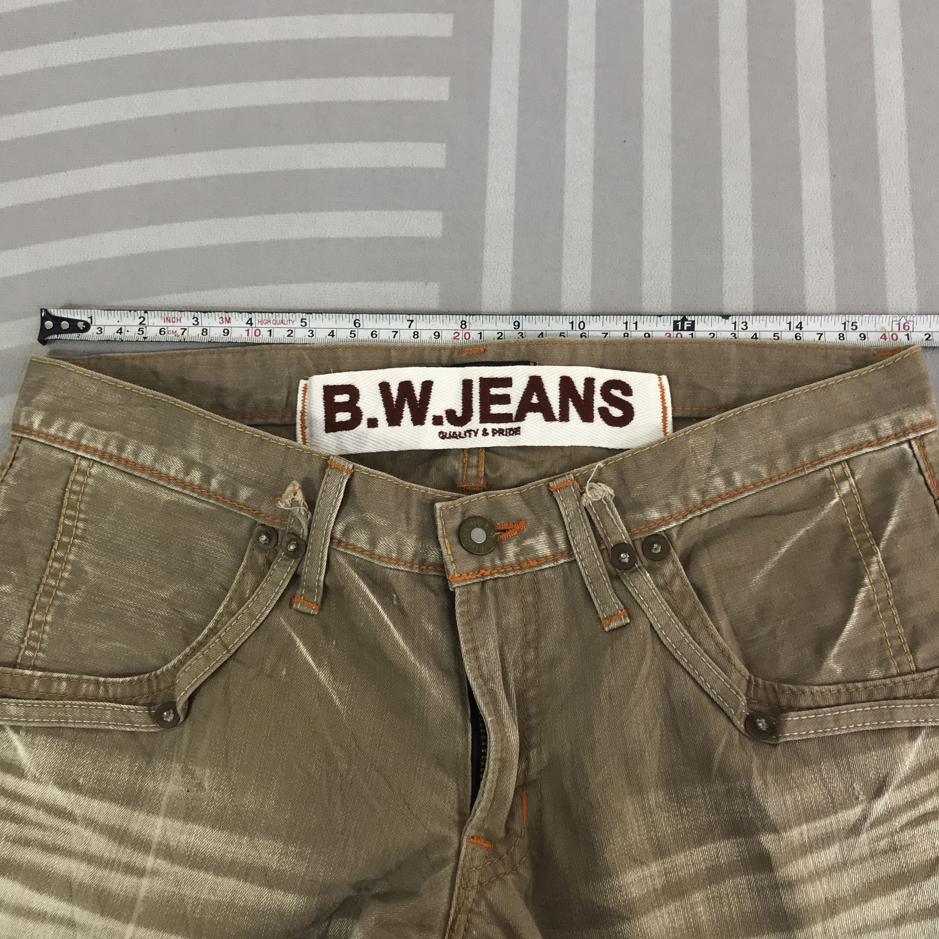 Japanese Brand Vintage Flare Blue Way khaki Jeans Bootcut denim K118B15 Size US 32 / EU 48 - 7 Thumbnail