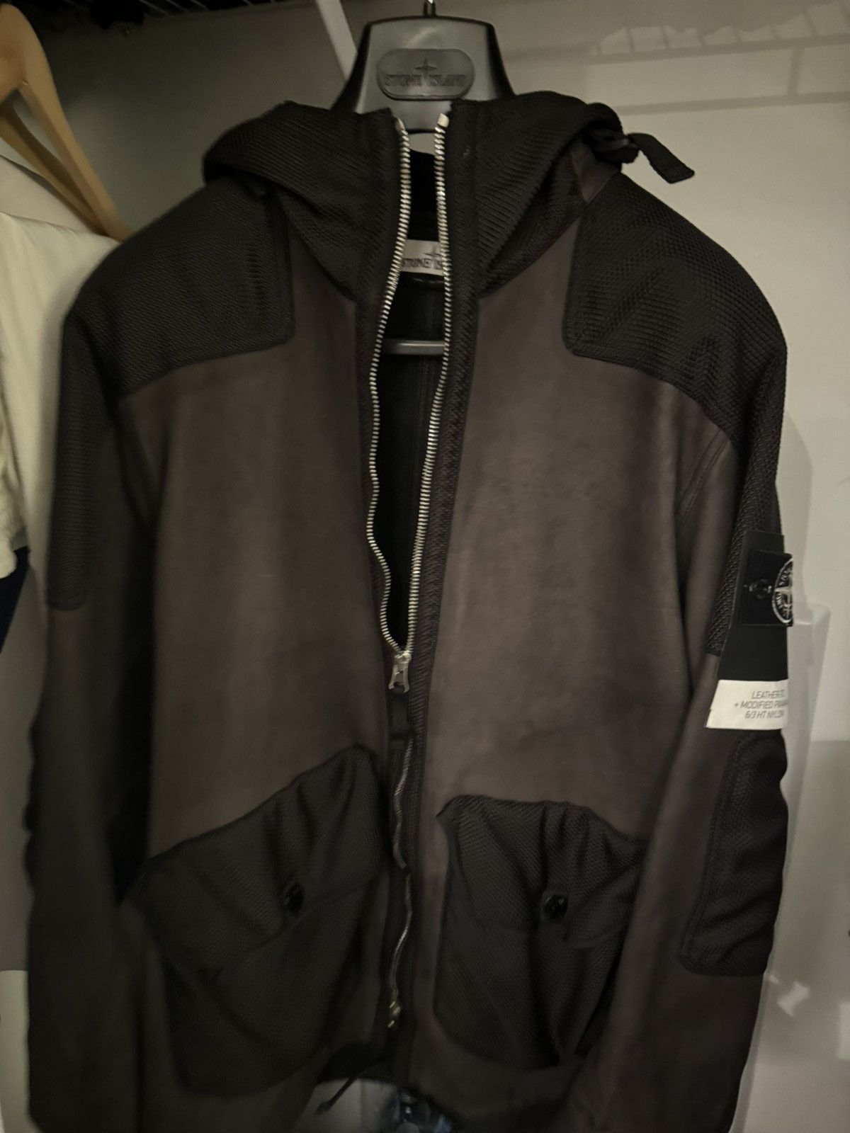 Stone Island Stone Island Leather-TC Modified Panama 6/3 HT Nylon jacket Size US M / EU 48-50 / 2 - 11 Thumbnail
