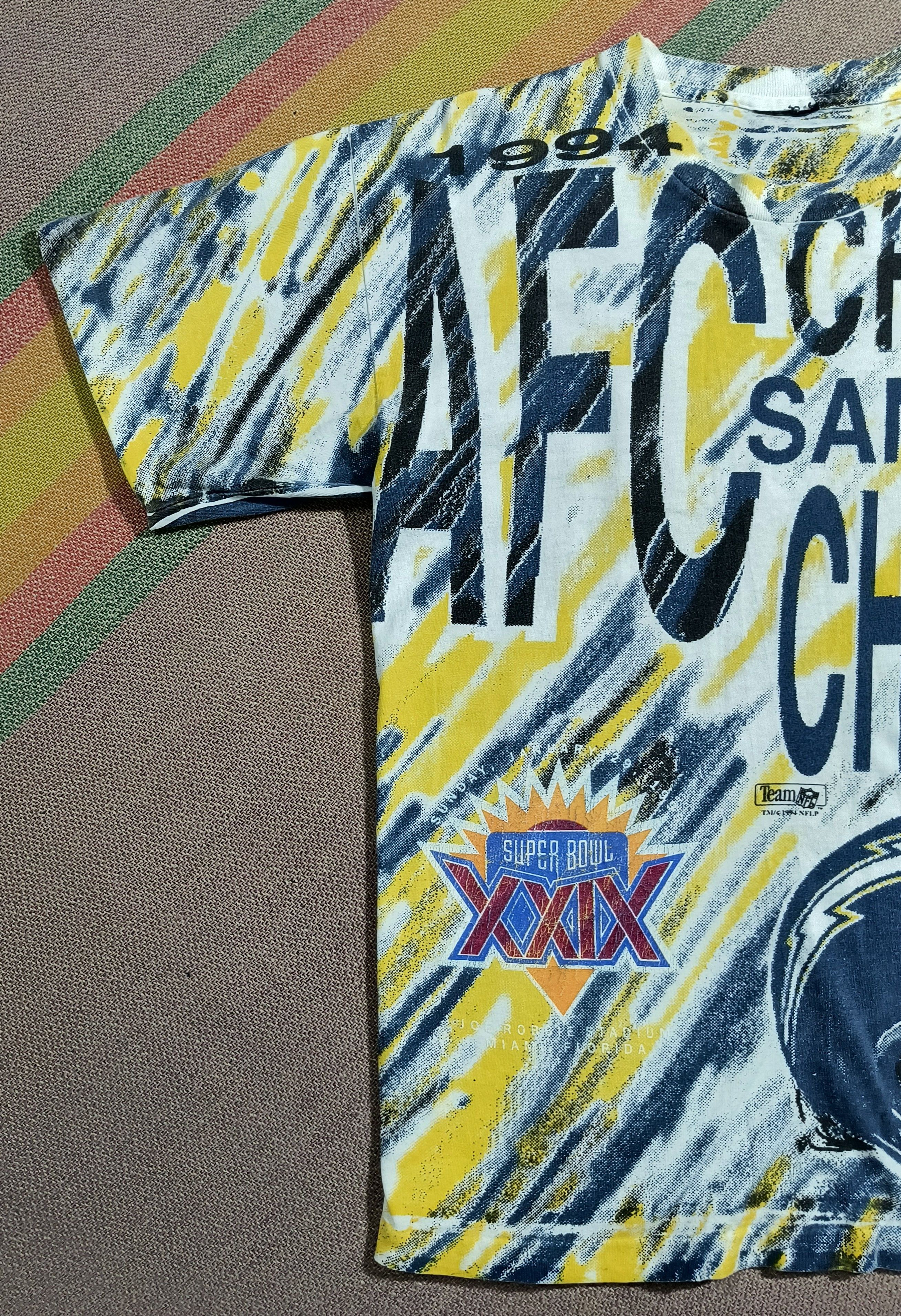 NFL Vintage AOP SD Chargers AFC Champions 1994 tee Size US L / EU 52-54 / 3 - 2 Thumbnail