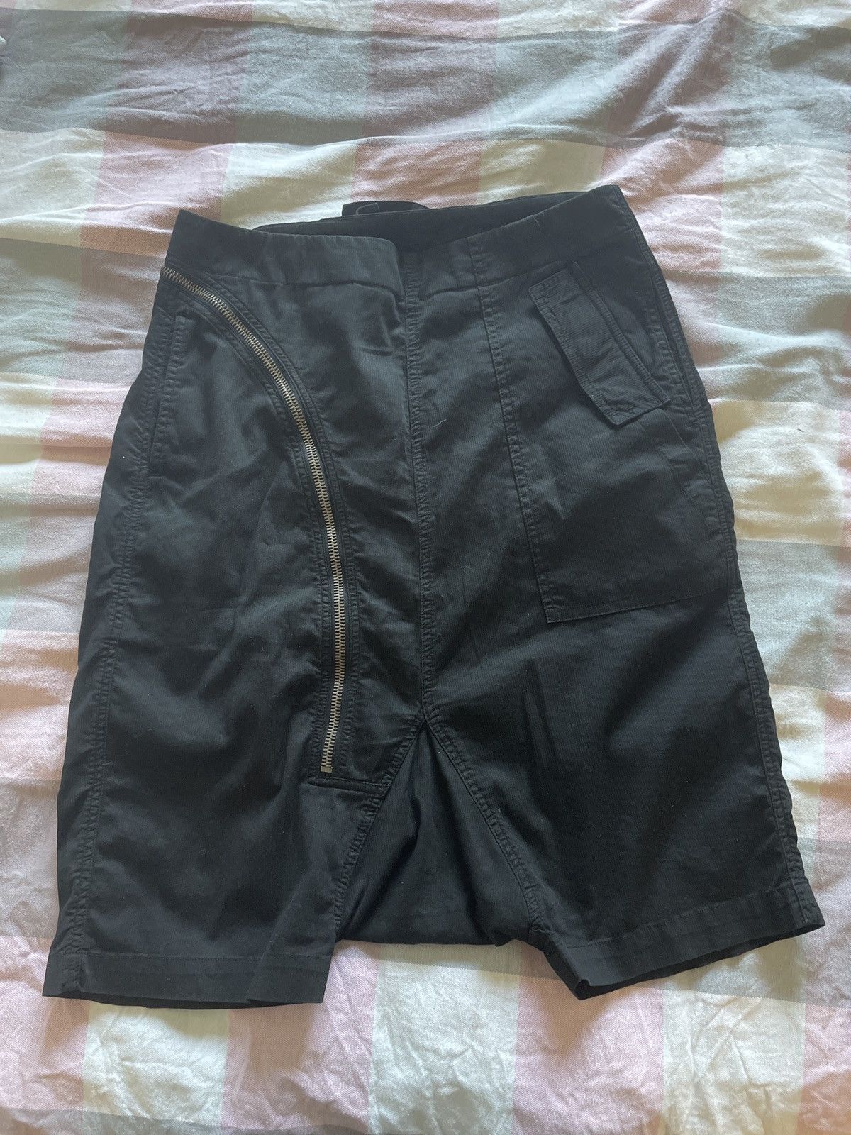 Pre-owned Rick Owens X Rick Owens Drkshdw Ss16 Cyclops Aircut Pods Shorts In Black