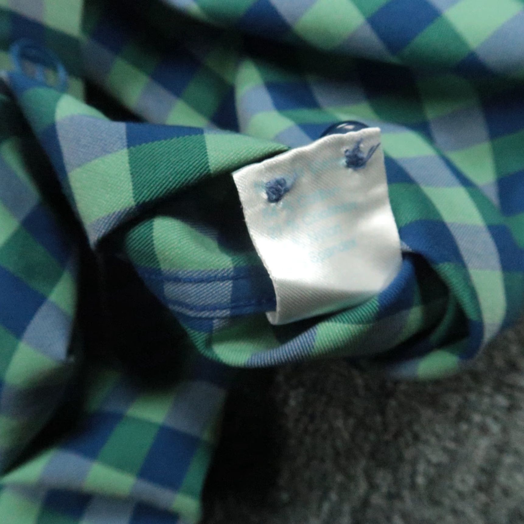 Vintage Twillory Shirt Mens Large 16.5 Blue Gingham Long Sleeve Dress Shirt Casual Workwear Business Formal Comfort Size US L / EU 52-54 / 3 - 4 Thumbnail