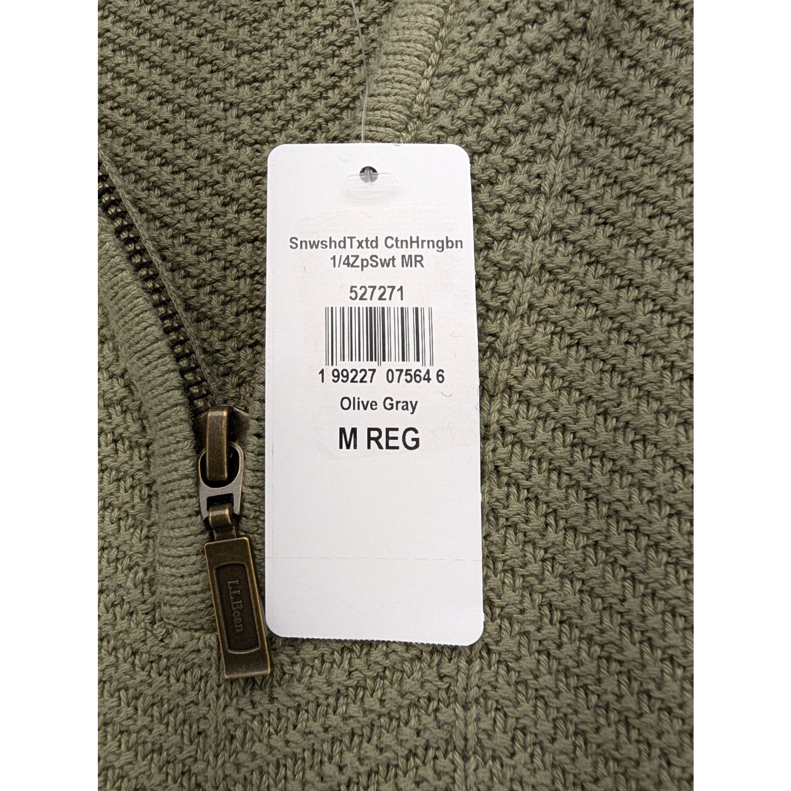 L.L. Bean NWT L.L.Bean Men's Sunwashed Textured Cotton Sweaterl.l. Size US M / EU 48-50 / 2 - 5 Thumbnail