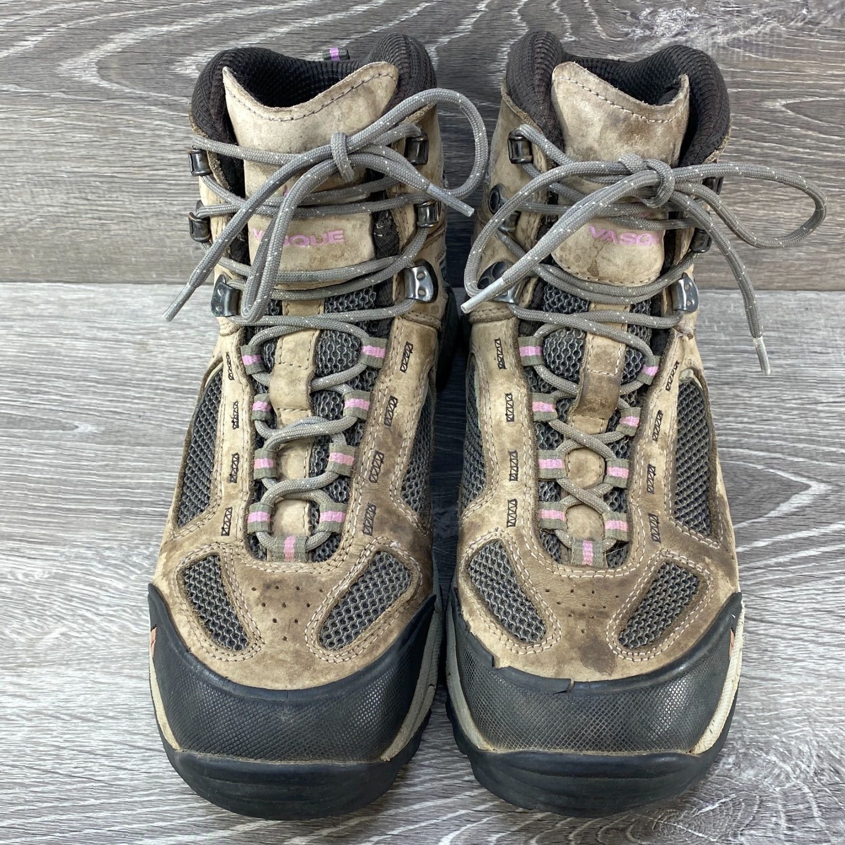 Vasque Vasque 7479 Brown Leather Lace Up Hiking Boots Gore-Tex Vibram Sole Womens 9.5 M Size US 7 / IT 37 - 3 Thumbnail