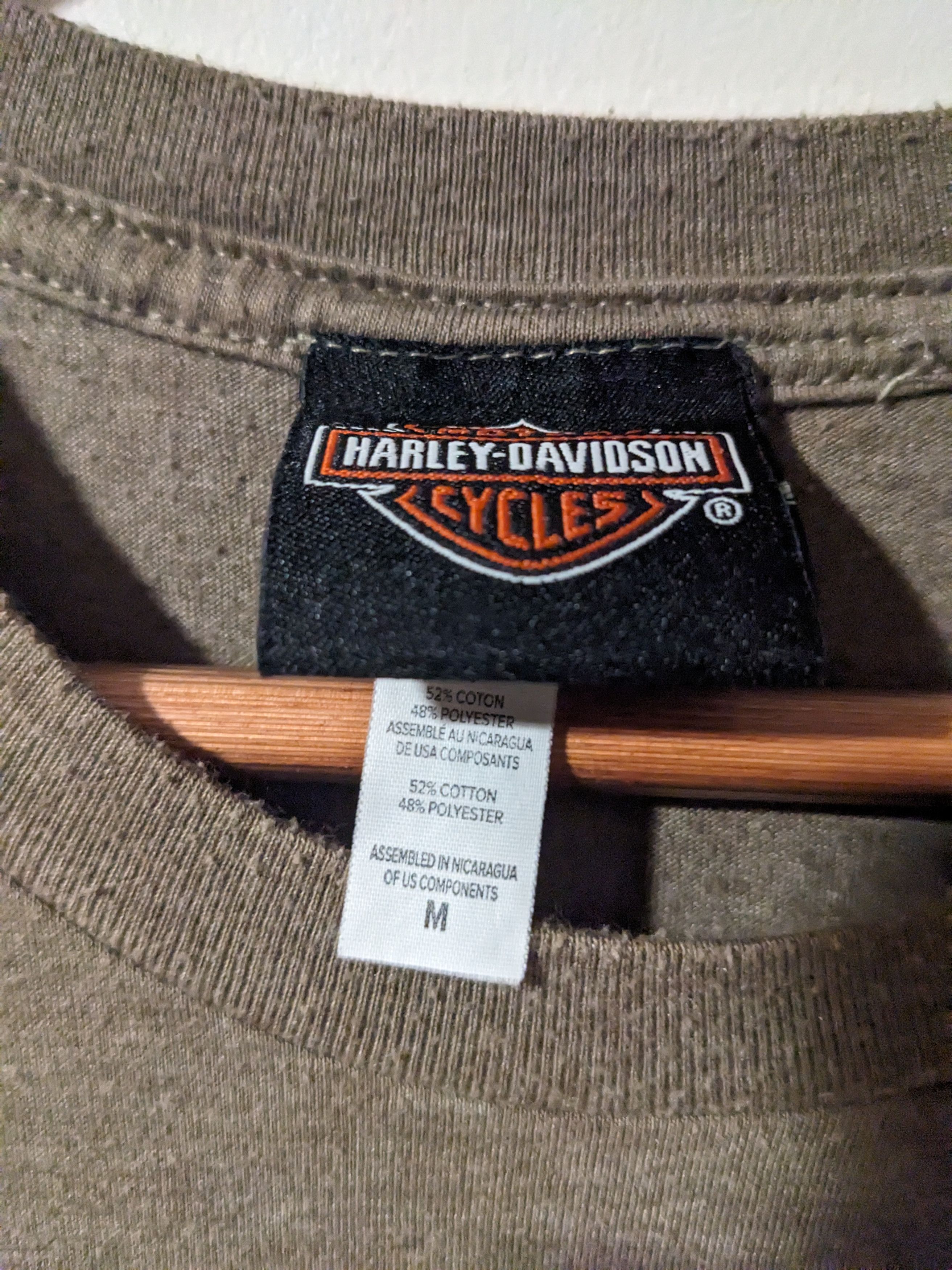 Harley Davidson × Vintage Vintage 2018 Harley Davidson Motorcycle Medium T-Shirt Size US M / EU 48-50 / 2 - 3 Thumbnail