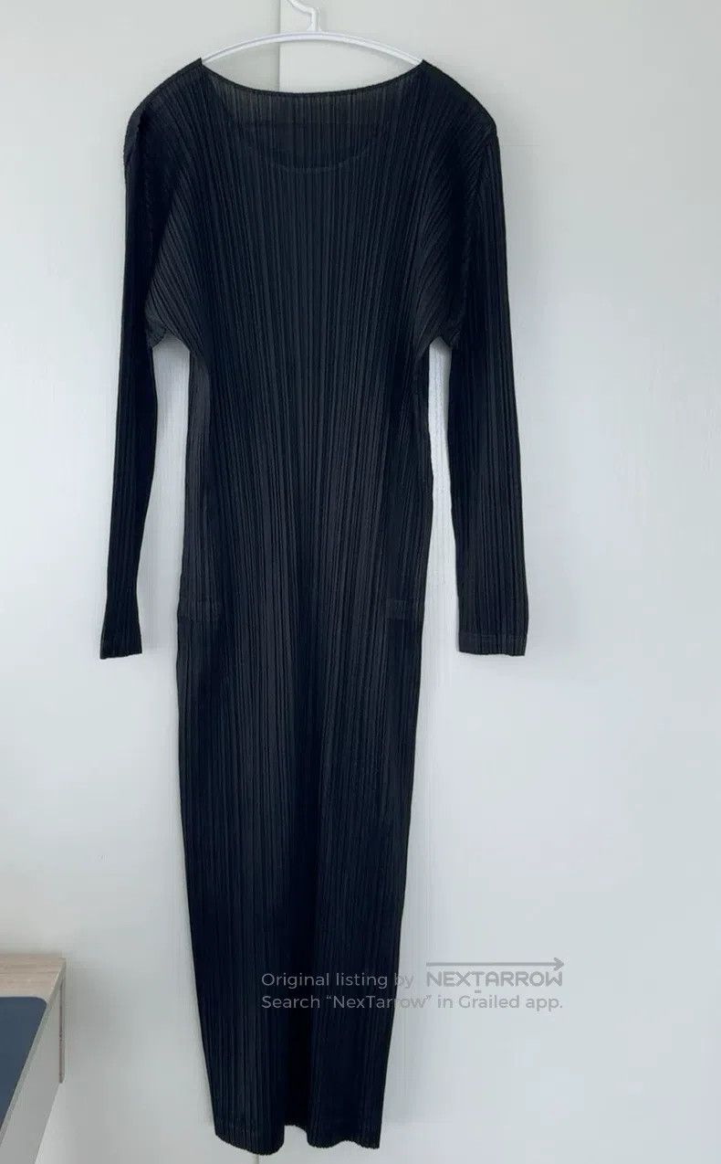 Issey Miyake Issey Miyake Black Dress Size L / US 10 / IT 46 - 4 Thumbnail